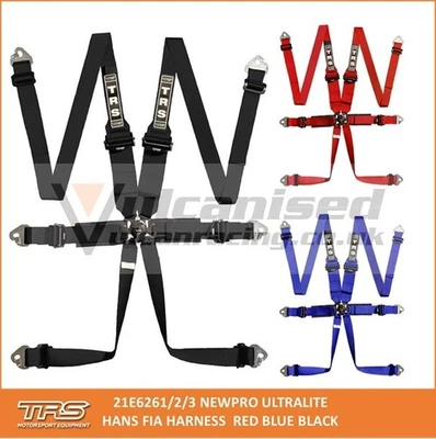 Arnés de 6 puntos TRS PRO Ultralite HANS/FHR FIA App Exp 2030 FIA 2035 MSUK Foto 1 de 4