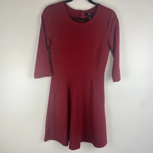 Gap Factory Damen A Linie Festtagskleid Gr. S rot Ponte Kleid - Bild 1 von 8