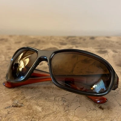 Gafas de sol Nike Defiant EV0531 222 marrón oscuro ovaladas envolventes marcos deportes hombres mujeres Foto 1 de 4