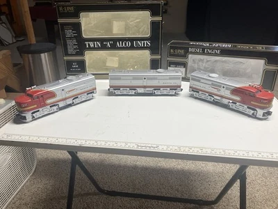 K Line Santa Fe O27 ABA Alco Units 柴油机车 — 第 1/4 张图片