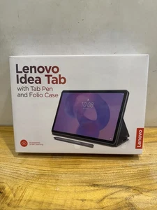NEW Lenovo Idea Tab-11" 2.5K IPS-128GB-4GB RAM-Luna Grey-Pen & Folio Bundle-$189 - Picture 1 of 8