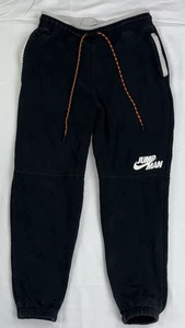 Pantalones de chándal Nike Air Jordan Jumpman polar para hombre M negros baloncesto - Imagen 1 de 11