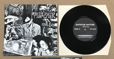 BATHTUB SHITTER - One Fun 7" ep 2001 hardcore punk grindcore - Imagem 1 de 4