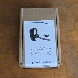 Plantronics Voyager 5200 UC bluetooth headset w/charging case SEE DESCRIPTION - Photo 1 sur 4