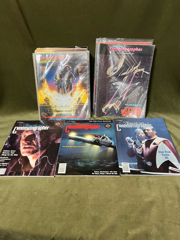 American Cinematographer Magazine 1977 to 1992 - Star Wars, Star Trek, Indiana Foto 1 de 1