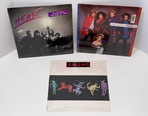 Heart SEALED Original Vinyl LP Lot Passionworks S/T Bad Animals Ann Nancy Wilson - Picture 1 of 16