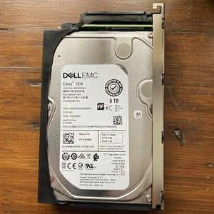 Dell Exos 7E8 ST8000NM014A HD 8TB 12Gbps SAS 3.5" 2KE231-150 in ME4024 caddy - Picture 1 of 2