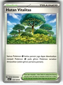 Pokemon Indonesian Mega Evolution Card 124/126 Vitality Forest - Picture 1 of 4