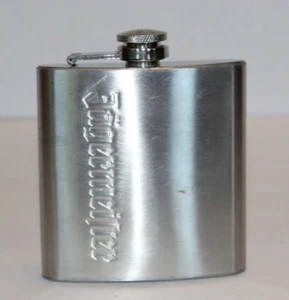 Jagermeister Stainless Steel 6 oz. Flask Camping Hiking Survival Emergency Gear  - Bild 1 von 6
