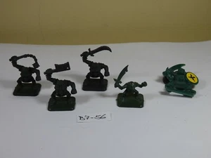 Hero Quest Greenskins x 5 Orc Goblin Orcs WHFB AoS B756 - Imagen 1 de 8