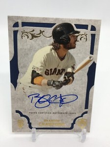 2015 Topps Supreme Brandon Crawford Auto SF Giants MLB