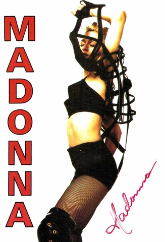 Madonna Original Signature On Card No. 24.7oz Cover