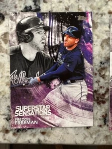 2018 TOPPS SERIES 1 SUPERSTAR SENSATION CARD BRAVES FREDDIE FREEMAN #SSS-19 - Picture 1 of 1