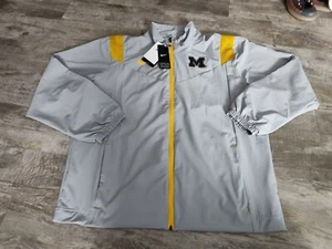 Giacca Nike Michigan Wolverines Football On-Field Sideline DN6238-007 taglia L nuova con etichette - Foto 1 di 14