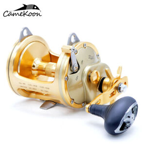 CAMEKOON Star Drag Conventional Reel RIGHT HAND Saltwater Boat Trolling Fishing