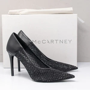 Stella McCartney Iconic Micro Studded Mesh Pumps Size 39 (9 US) - Picture 1 of 7