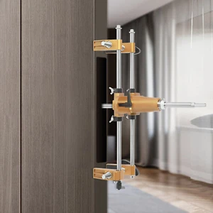 Kit de abridor de orificios de cerradura de puerta ajustable para instalar mortaja de cerradura de puerta de madera - Imagen 1 de 23