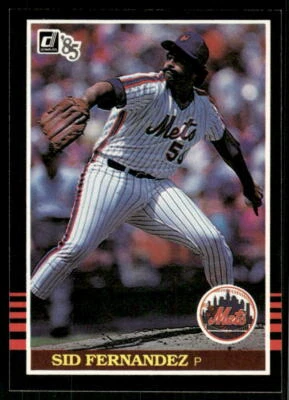 1985 Donruss Sid Fernandez #563 New York Mets - Image 1 of 2