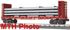 MTH 30-76589 CP Rail Bulkhead Flatcar w/Pipes 2015 C9