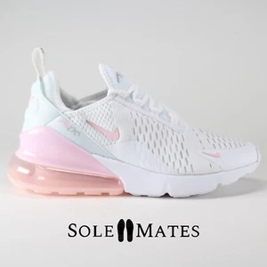Nike Air Max 270 GS White Pink Foam 943345-122 Women's Size 8.5 / Youth 7 Shoes - Picture 1 of 13