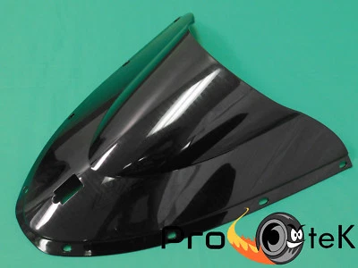 Ducati 749 999 S SP R ABS Smoke Black Double Bubble Windscreen Windshield - Image 1 of 2