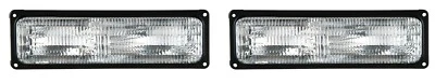 1990-2002 Chevy GMC 2 PC Lower Park Composite Headlights C1500 Tahoe K1500 Yukon - Image 1 of 4