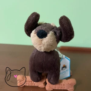 AUTHENTIC Jellycat OTTO SAUSAGE DOG BAG CHARM New BNWT Plush Key Puppy Dachshund - Picture 1 of 12