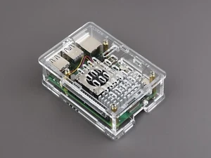 Waveshare Clear Acrylic Case for Raspberry Pi 5 installing Active Cooler - Afbeelding 1 van 16