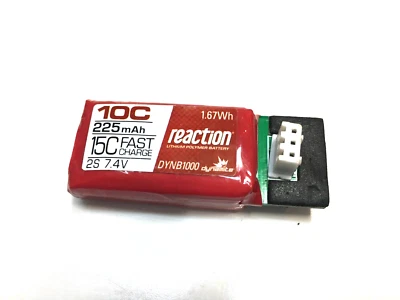Batería Dynamite DYNB1000 Reaction 10C 225Mah 15C 2S 7.4V CF1 Foto 1 de 3