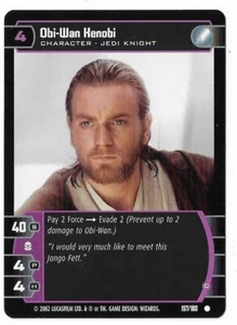 2002 Star Wars TCG Obi-Wan Kenobi CCG Attack Of The Clones Common Card #157/180 - Picture 1 of 4