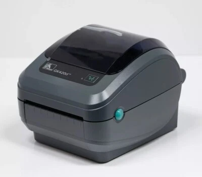 Zebra GK420d Direct Thermal Shipping Label Printer Complete Setup - Image 1 of 2