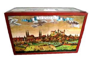 NURNBURG 12 Inch Tin-Metal Box from W. Germany - Picture 1 of 12