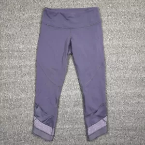 Lululemon Emerge Renewed Crop Full-On Luon Leggings Damen 6 lila sportlich - Bild 1 von 7