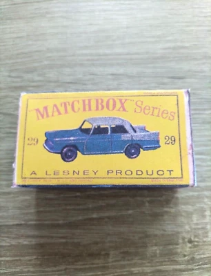 Matchbox Regular Wheels No29 Austin A35 Cambridge  - Replica / Copy Box only - Image 1 of 3