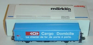 MÄRKLIN HO, VAGÓN CERRADO SBB TIPO Hbis "CARGO DOMIZIL" REF.4735, CON CAJA - Foto 1 di 1