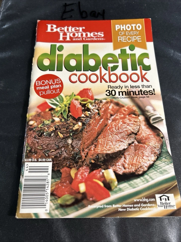 Better Homes & Gardens Diabetic Cookbook 1994 - Image 1 of 1
