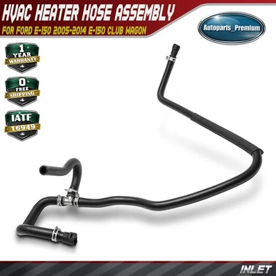 Conjunto de manguera de calefacción de climatización de entrada para Ford E-150 E-150 Club Wagon E-350 Super Duty Foto 1 de 4