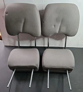 2003-2008 SUBARU FORESTER FRONT Rear HEADREST Head Rests Cloth Gray Set of 4 - Picture 1 of 13