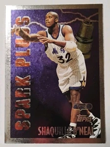 1995-96 Topps Shaquille O'Neal Bujías #SP1 Inserto Casi Nuevo-Como Nuevo Orlando Magic - Imagen 1 de 6