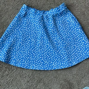 Lilly Pulitzer Girls Thelma Zanzibar Blue Polka Dot Skirt - Size 16 - Picture 1 of 6