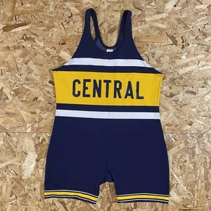 Vintage 50s Power Central Catholic HS Pittsburgh Wrestling Singlet Size 40 - Picture 1 of 8