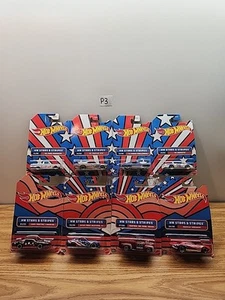 Hot Wheels 2021 HW Stars & Stripes Complete Set - Picture 1 of 24