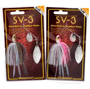 Megabass SV-3 SR rodillo lento tándem sauce TW Spinnerbait 3/8 oz 1/2 oz - Imagen 1 de 4