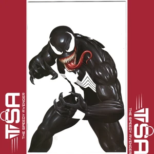 VENOM WAR #1 JTC John Tyler Christopher Variante Espacial Negativa 2024 Caballo Veneno - Imagen 1 de 3