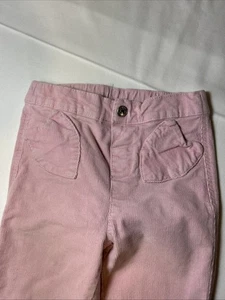 Girls Size 6 Pink Stretch Corduroy Pants With Heart Shaped Pockets - Picture 1 of 12