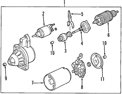 Arranque GM 90542967 genuino Foto 1 de 2