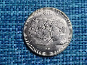 🇧🇪 Belgium 100 francs 1954 UNC KM-138 Silver .835 Coin 110724-9 - Picture 1 of 2
