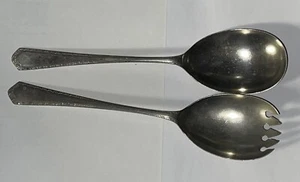 Par de cucharas para servir Sheffield Universo plata reg níquel inoxidable - Imagen 1 de 3