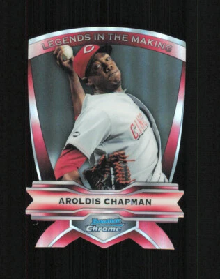 2012 Bowman Chrome Legends In The Making Die Cuts #AC Aroldis Chapman - Image 1 of 2