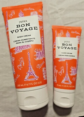 JAFRA Bon Voyage 2.5 fl. oz. Hand Cream & 6.7fl. oz. Body Cream Duo Discontinued - Изображение 1 из 4